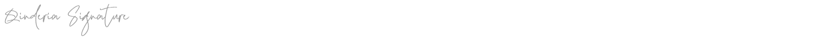 Qinderia Signature font preview